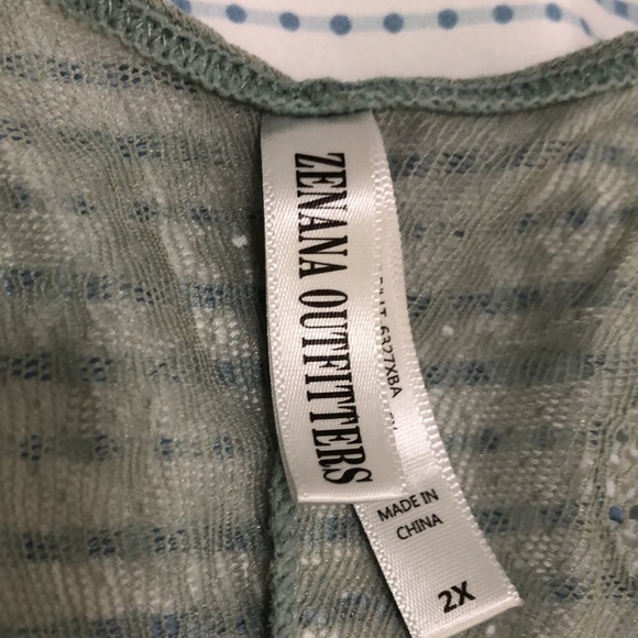 Zenana Outfitters Light Green Bralette Womens Size 2X - Picture 6 of 10